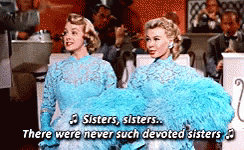 Sisters WHite Christmas GIF - Sisters WHiteChristmas - Discover & Share GIFs