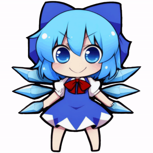 Touhou Cirno Sticker Touhou Cirno Discover Share GIFs