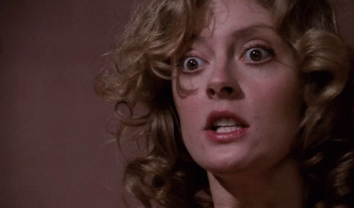 The Rocky Horror Picture Show Susan Sarandon GIF - TheRockyHorrorPictureShow SusanSarandon Screaming - Discover & Share GIFs