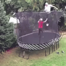 Trampoline Jump GIF - Trampoline Jump Funny - Discover & Share GIFs