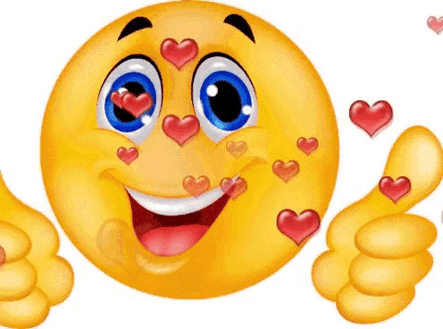 Smiley Emoji Thumbs Up Gif - IMAGESEE