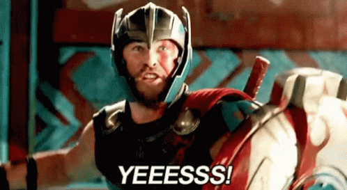 Thor Yess GIF - Thor Yess Excited - Discover & Share GIFs