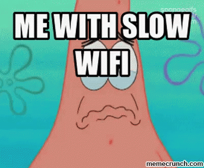 Slow Wifi - Slow GIF - SpongebobSquarepants PatrickStar MeWithSlowWiFi GIFs