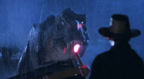 T Don't Like That Flare GIF - JurassicPark TRex Flare - Discover & Share GIFs