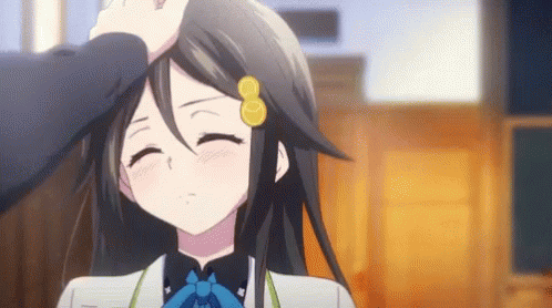 anime pet gif anime pet petting discover share gifs