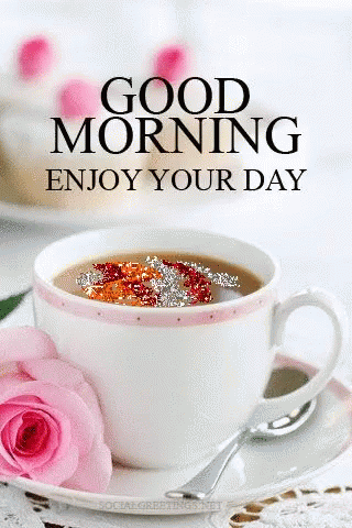 Good Morning Coffee GIF - GoodMorning Coffee EnjoyYourDay - Discover ...