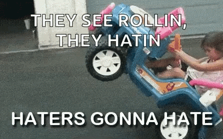Image result for they see me rollin gif