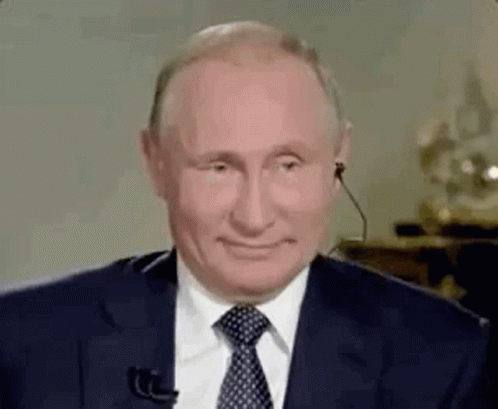 Vladimir Putin Laugh GIF - VladimirPutin Laugh Interview ...