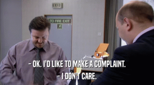 Why complain. Complain gif