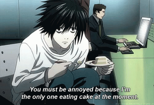 cake anime gif cake