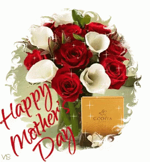 happy mothers day images with flowers