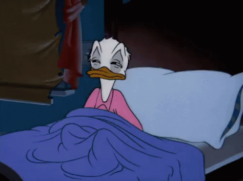 Back To Sleep GIF - DonaldDuck Sleepy Bed - Discover & Share GIFs