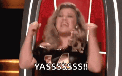 Kelly Clarkson The Voice GIF - KellyClarkson TheVoice Yaaas ...
