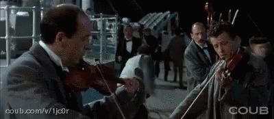 Image result for the titanic band gif