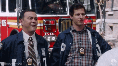 High Five Charles Boyle GIF - HighFive CharlesBoyle JakePeralta - Discover &amp; Share GIFs