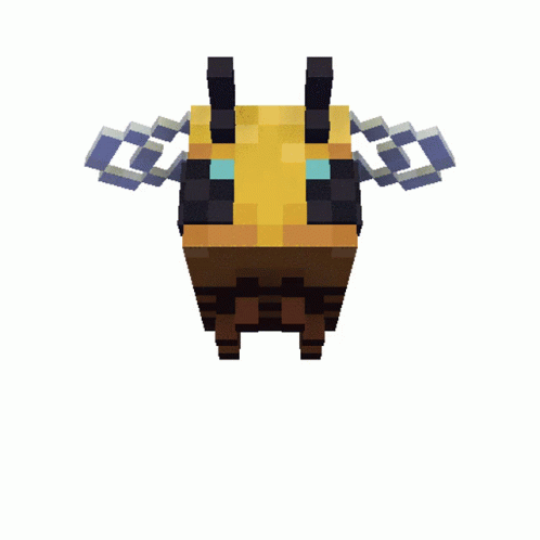 Minecraft Bee GIF - Minecraft Bee Flying - Discover & Share GIFs