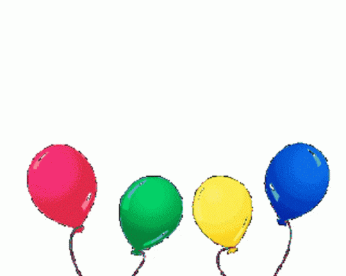 Animated Birthday Balloons Gif Clipart Best - IMAGESEE