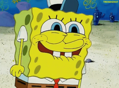 spong bob moving images thank you gifs