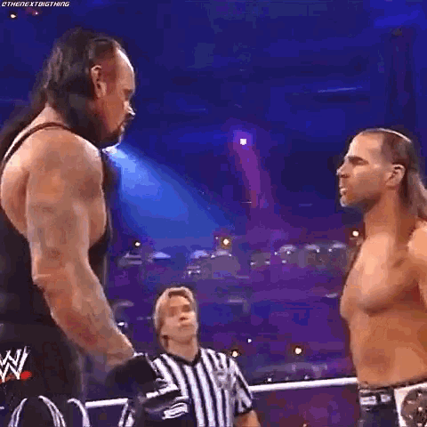 Shawn Michaels The Undertaker GIF - ShawnMichaels TheUndertaker WWE -  Discover & Share GIFs