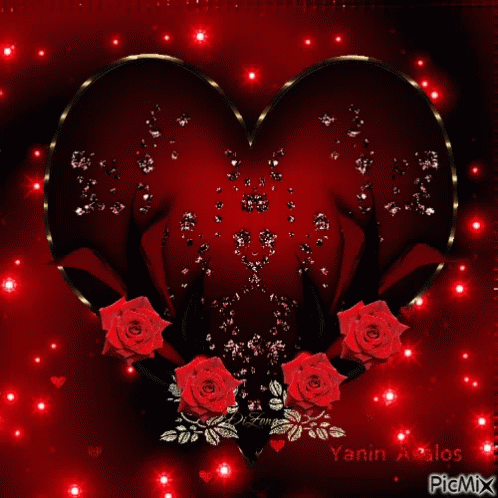 corazon rosas gif corazon rosas rojas discover share gifs rosas con corazones