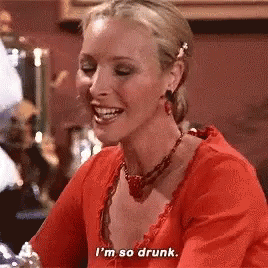 Phoebe Drunk GIF - Phoebe Drunk Friends - Discover & Share GIFs