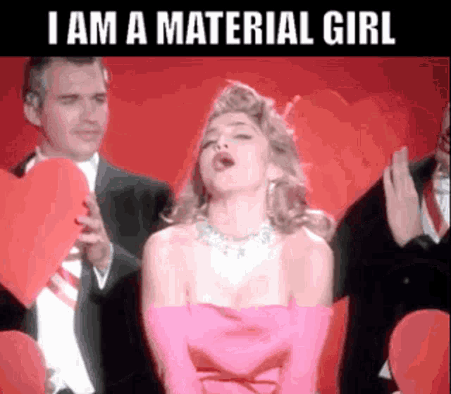 Madonna Material Girl GIF - Madonna MaterialGirl 80sMusic GIFs