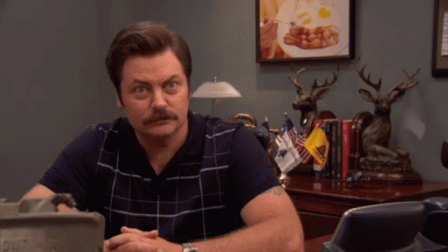 Parks And Rec Ron Swanson GIF - ParksAndRec RonSwanson NickOfferman -  Discover & Share GIFs