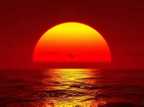 Retro Sunset Wallpaper 4K GIF