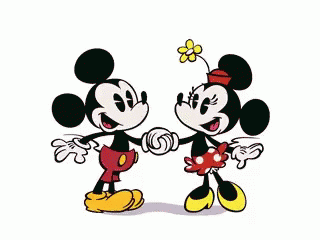 Mickey Mouse Minnie Mouse GIF - MickeyMouse MinnieMouse Kiss GIFs