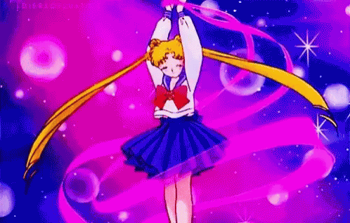 Image result for sailor moon change gif"