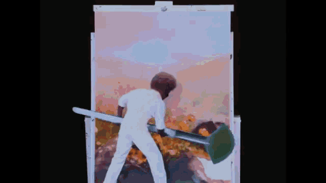 Deadpool 2 Painting Gif Deadpool Bobross Discover Share Gifs
