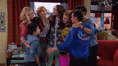 Hug Group Hug Gif Hug Grouphug Friends Discover Share Gifs