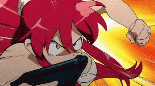 gurren lagann yoko gif gurrenlagann yoko anime discover share gifs