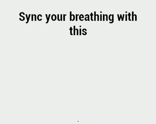 breath and relax gif