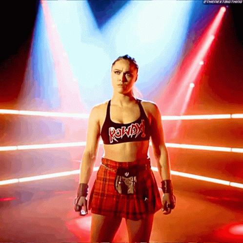 Ronda Rousey WWE GIF - RondaRousey WWE Wrestling - Discover ...