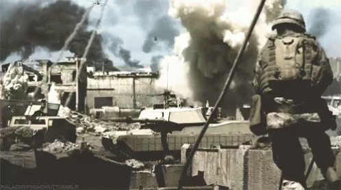 explosion gif military soldier