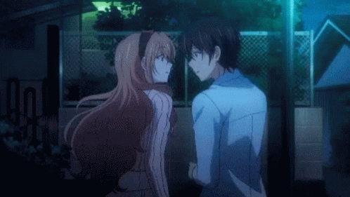 Featured image of post Anime Kiss Gif Cute Top 20 anime girls with brown hair on mal