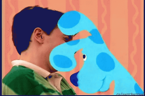 blues clues steve gif bluesclues steve blue discover share gifs