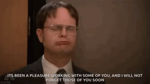 The Office Dwight GIF - TheOffice Dwight Farewell - Discover & Share GIFs