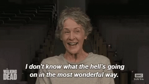 Image result for carol the walking dead gif