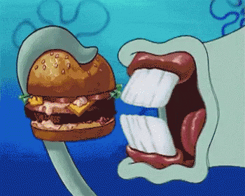 squidward krabby patty gifs