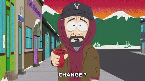Spare Change GIF - SpareChange Change Beg - Discover & Share GIFs