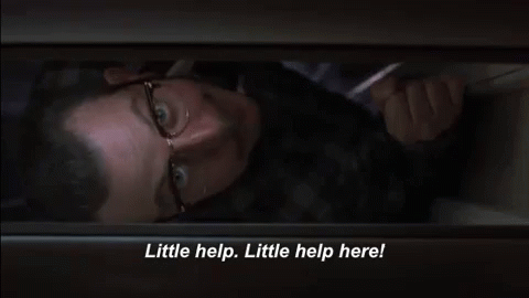 Image result for little help gif