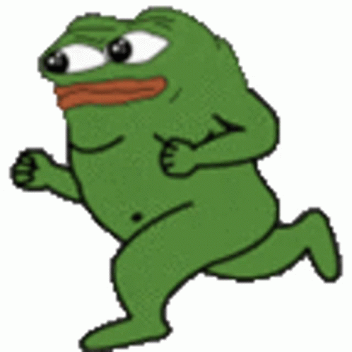 Pepe The Frog Running GIF - PepeTheFrog Running Smile - Discover ...