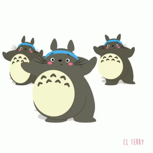 Gym Dance GIF - Gym Dance Totoro - Descubre & Comparte GIFs