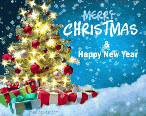 Merry Christmas Happy New Year GIF - MerryChristmas HappyNewYear HappyHolidays - Discover