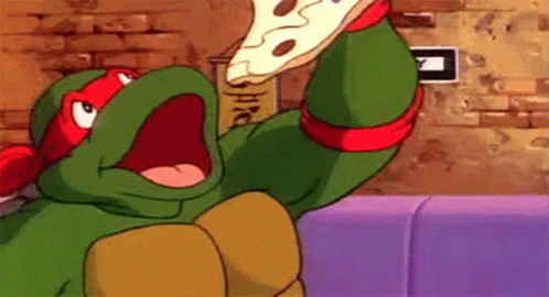 teenage mutant ninja turtles pizza face