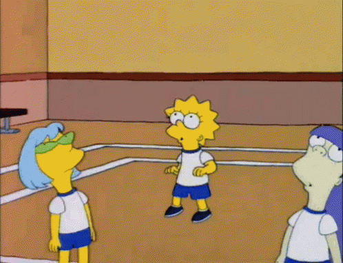 Volleyball GIF - Volleyball TheSimpsons LisaSimpson GIFs