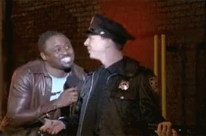 Image result for wayne brady shoots chappelle animated gif
