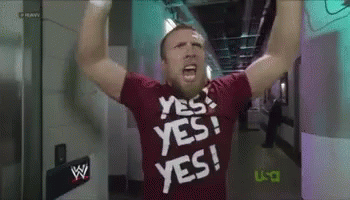 Image result for daniel bryan yes gif